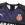 Camiseta Puma Girona 3a 2019 2020 - Camiseta Puma tercera equipación Girona 2019 2020 - negra y morada - detalle cuello