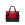 Bolsa de deporte con zapatillero Nike Academy - Bolsa de entrenamiento Nike (51 x 33 x 41) cm - roja - trasera