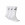 Calcetines media caña Nike Everyday Essential pack 3 - Pack de 3 calcetines Nike de media caña - blancos - trasera