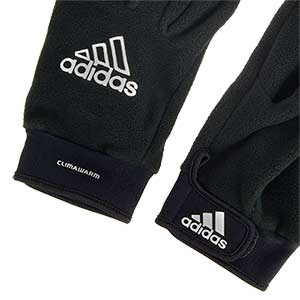 Guantes térmicos adidas Fieldplayer Fleece - Guantes térmicos de jugador para el invierno adidas - negros - detalle