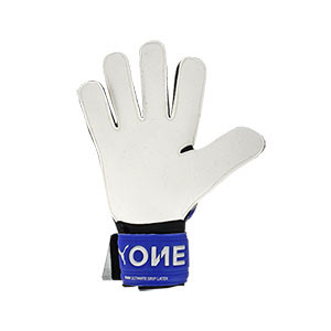 Puma One Grip 1 RC - Guantes de portero Puma corte Regular Cut - blancos y azules - trasera