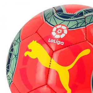 Balón Puma La Liga 1 talla mini - Balón de invierno Puma La Liga española LFP 2019 2020 talla mini - rosa - detalle