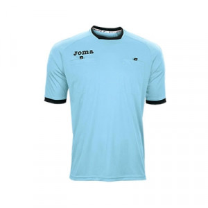 Camiseta árbitro Joma Referee - Camiseta para árbitro de poliéster Joma con bolsillos - azul celeste - trasera