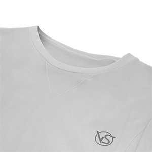 Camiseta compresiva VivaSport - Camiseta compresiva deportiva VivaSport - Blanco - detalle