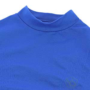 Camiseta compresiva manga larga VivaSport - Camiseta interior compresiva VivaSport - azul - cuello