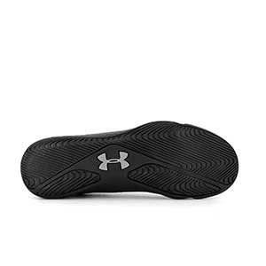 Under Armour Magnetico Select IN - Zapatillas de fútbol sala Under Armour suela lisa IN - negras - suela