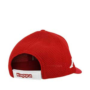 Gorra Kappa AS Mónaco - Gorra Kappa AS Mónaco 2019 2020 - blanca y roja - trasera