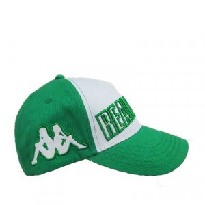 Gorra Kappa Betis - Gorra Kappa Real Betis Balompié - verde y blanca - frontal