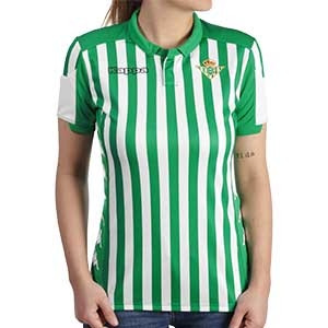 Camiseta Kappa mujer Real Betis Joaquín 2019 2020 - Camiseta Joaquín mujer primera equipación Real Betis Balompié 2019 2020 - verde y blanca - frontal