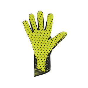 Reusch Pure Contact G3 Speedbump - Guantes de portero Reusch corte Evolution Negative Cut - negros y amarillos - Trasera