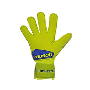 Reusch Fit Control S1 Evolution - Guantes de portero Reusch corte Evolution Cut - amarillos flúor - trasera