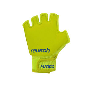 Reusch Futsal SG SFX - Guantes de portero de fútbol sala Reusch Negative Cut - amarillos flúor - trasera