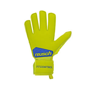 Reusch Fit Control SG Extra - Guantes de portero Reusch corte Expanse Cut - amarillos flúor - trasera