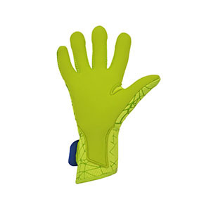 Reusch Pure Contact S1 - Guantes de portero niño Reusch corte Evolution Negative Cut - amarillos flúor - trasera