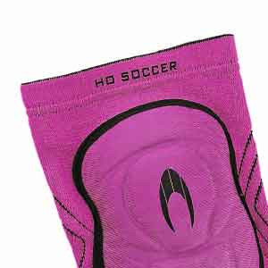 Rodillera HO Soccer Covenant - Rodillera de portero acolchada HO Soccer - Rosa flúor - frontal