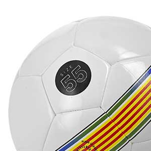 Balón Munich Hera Indoor RFEF Talla futsal - Balón de fútbol sala Munich Federació Catalana de Futbol talla 55 cm - blanco y negro - talla