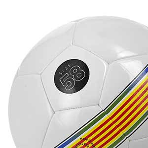 Balón Munich Hera Indoor RFEF Talla futsal - Balón de fútbol sala Munich Federació Catalana de Futbol talla 58 cm - blanco y negro - talla