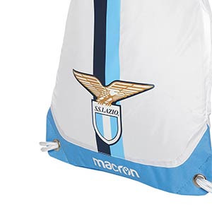 Gymsack Macron SS Lazio - Gymsack Macron de la Società Sportiva Lazio 2019 2020 - blanco y azul - frontal