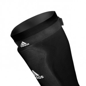 Sujeta medias adidas - Cintas sujeta medias talla única con velcro adidas (2 uds) - Negro - detalle