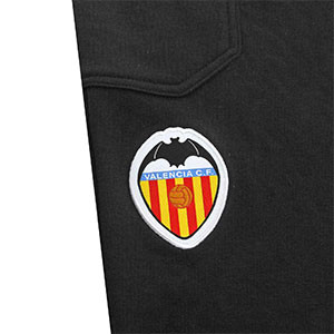 Pantalón Puma Valencia Liga Casuals - Pantalón largo de algodón Puma Valencia 2019 2020 - negro - detalle escudo