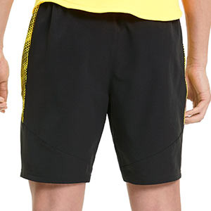 Short Puma ftblNXT Pro - Pantalón corto de entrenamiento Puma - negro y amarillo - trasera