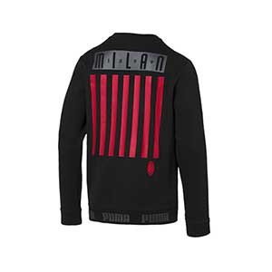 Sudadera Puma Milan Ftbl Culture - Sudadera de algodón Puma Milán 2019 2020 - negra - trasera