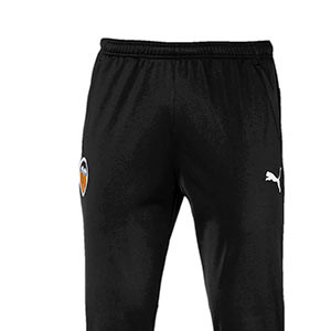 Pantalón Puma Valencia entreno 2019 2020 - Pantalón largo entrenamiento Puma Valencia 2019 2020 - negro - frontal