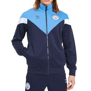 Chándal Puma Manchester City MCS 2019 2020 - Chándal Puma del Manchester City de la temporada 2019 2020 - azul marino - detalle