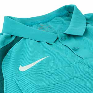 Camiseta Nike árbitro azul celeste - Polo Nike de árbitro - Azul Celeste - detalle