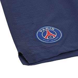 Short PSG Vapor Match 18 - 19 - Short auténtico Nike primera equipación PSG 2018 - 2019 - Azul Marino - detalle escudo