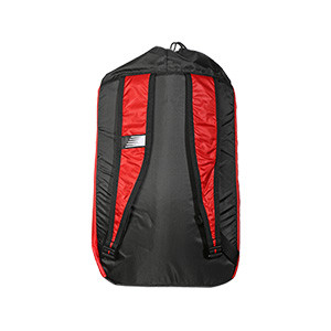 New Balance Athletic Club - Mochila de deporte New Balance oficial Athletic de Bilbao 2019 2020 - roja y negra - trasera