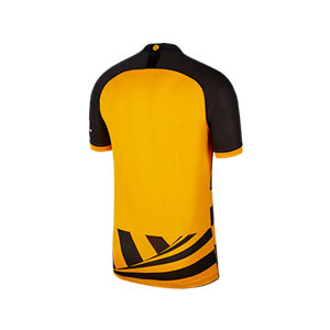 Camiseta Nike Kaizer Chiefs 2019 2020 Stadium - Camiseta Nike primera equipación Kaizer Chiefs 2019 2020 - amarilla y negra - trasera