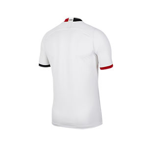 Camiseta Nike 2a Eintracht  2019 2020 Stadium - Camiseta Nike segunda equipación Eintracht de Frankfurt 2019 2020 - blanca - trasera