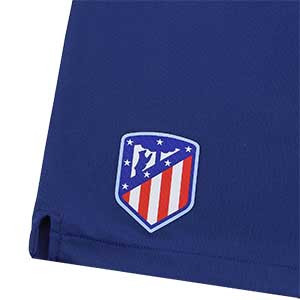 Short Nike 3a Atlético 2019 2020 Stadium - Pantalón corto Nike tercera equipación Atlético de Madrid 2019 2020 - azul marino - Detalle escudo