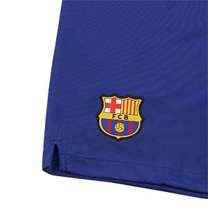 Short Nike Barcelona Stadium 2019 2020 - Pantalón corto Nike primera equipación FC Barcelona 2019 2020 - azul - detalle escudo