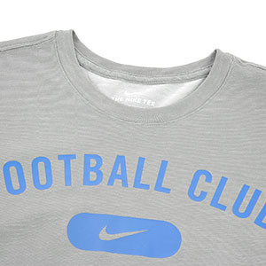 Camiseta algodón Nike Inter - Camiseta de algodón Nike del Inter - gris - detalle cuello