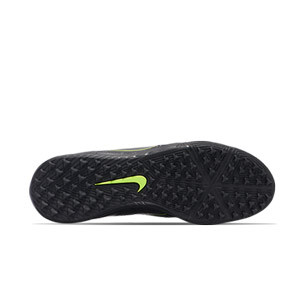 Nike Phantom Venom Academy TF - Zapatillas multitaco Nike Football suela turf - negras y amarillo flúor - suela