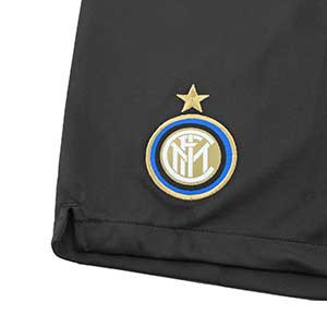 Short Nike Inter niño 2019 2020 Stadium - Pantalón corto infantil Nike primera equipación Inter de Milán 2019 2020 - negro - detalle escudo