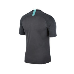 Camiseta Nike Barcelona entreno UCL 19 2020 Breathe Strike - Camiseta manga corta de entrenamiento Champions League FC Barcelona 2019 2020 - gris - trasera