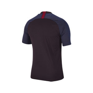 Camiseta Nike Barcelona entreno 2019 2020 Strike - Camiseta manga corta de entrenamiento FC Barcelona 2019 2020 - granate - trasera