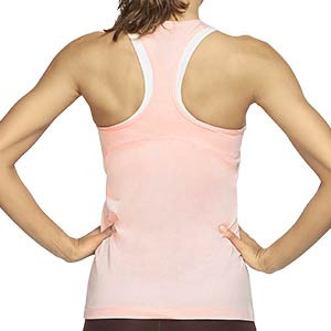 Camiseta de tirantes Nike Pro mujer - Camiseta de tirantes de mujer para fútbol Nike - rosa - trasera