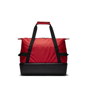 Bolsa de deporte con zapatillero Nike Academy - Bolsa de entrenamiento Nike (51 x 33 x 41) cm - roja - trasera