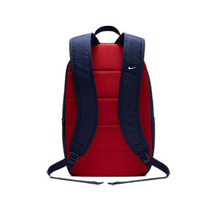 Mochila Nike PSG Stadium - Mochila de deporte Nike del Paris Saint-Germain 2019 2020 - azul marino - trasera