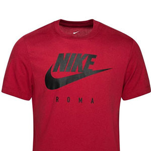 Camiseta Nike AS Roma Ground - Camiseta de algodón Nike del AS Roma - roja - frontal