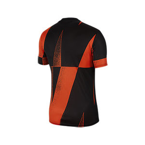 Camiseta Nike Chelsea pre-match Champions 19 2020 - Camiseta pre partido Nike Chelsea Champions League 2019 2020 - negra y naranja - trasera