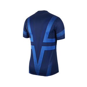 Camiseta Nike PSG pre-match UCL 19 2020 - Camiseta pre partido Nike PSG Champions League 2019 2020 - azul - trasera