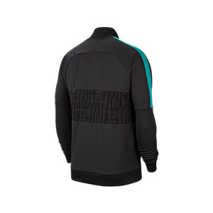 Chaqueta chándal Nike Barcelona himno 19 2020 Champions - Chaqueta chándal del himno Champions League Nike FC Barcelona 2019 2020 - negra - trasera