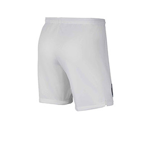 Short Nike 3a PSG 2019 2020 Stadium - Pantalón corto Nike tercera equipación Paris Saint Germain 2019 2020 - blanco - trasera