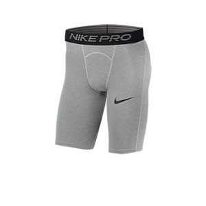 Mallas Nike Pro - Mallas cortas de fútbol Nike - grises - frontal