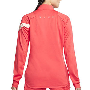 Sudadera Nike mujer Dry Academy Pro - Sudadera de mujer Nike para entrenamiento de fútbol - rosa - trasera